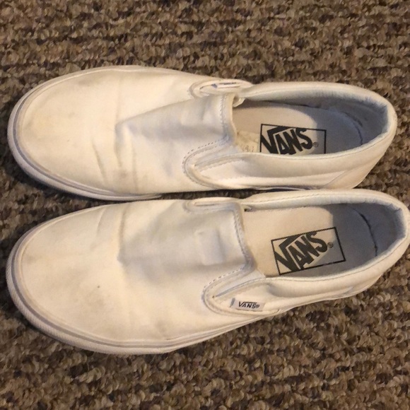 used white slip on vans